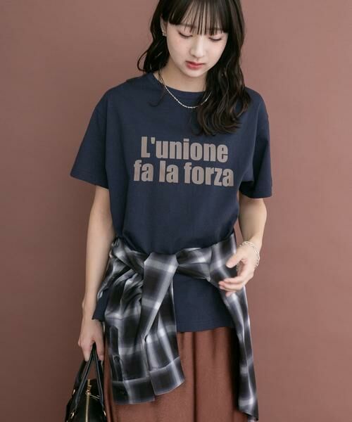 URBAN RESEARCH ITEMS / アーバンリサーチ アイテムズ Tシャツ | ロゴハンソデTシャツ | 詳細3