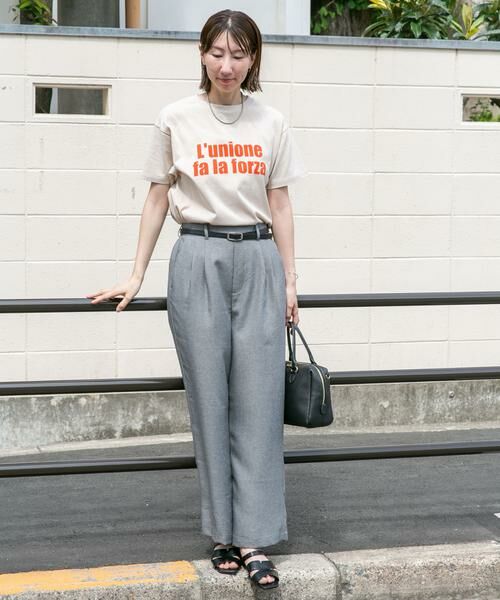 URBAN RESEARCH ITEMS / アーバンリサーチ アイテムズ Tシャツ | ロゴハンソデTシャツ | 詳細24