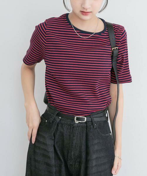 URBAN RESEARCH ITEMS / アーバンリサーチ アイテムズ Tシャツ | ハンソデボーダーTシャツ | 詳細11