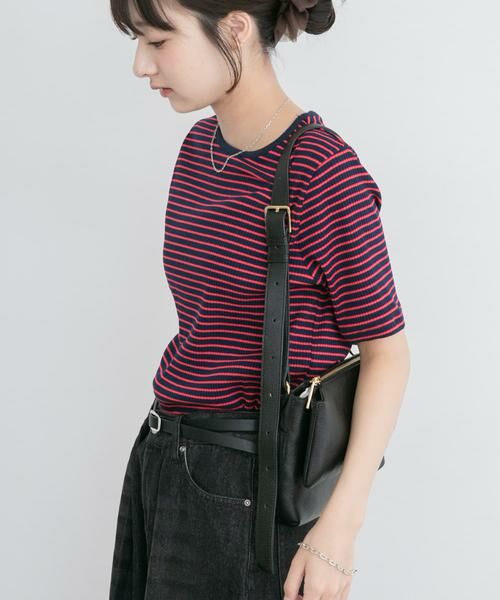 URBAN RESEARCH ITEMS / アーバンリサーチ アイテムズ Tシャツ | ハンソデボーダーTシャツ | 詳細12