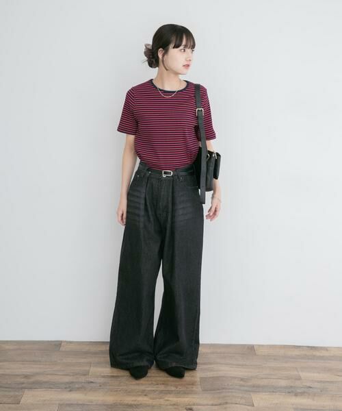 URBAN RESEARCH ITEMS / アーバンリサーチ アイテムズ Tシャツ | ハンソデボーダーTシャツ | 詳細15
