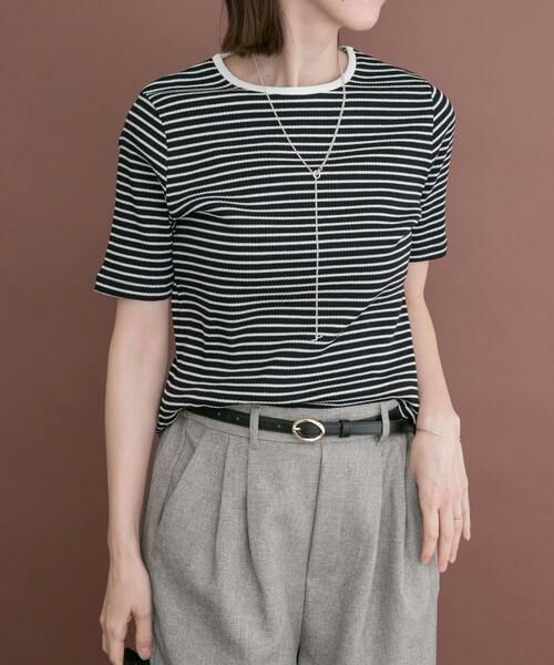 URBAN RESEARCH ITEMS / アーバンリサーチ アイテムズ Tシャツ | ハンソデボーダーTシャツ | 詳細26