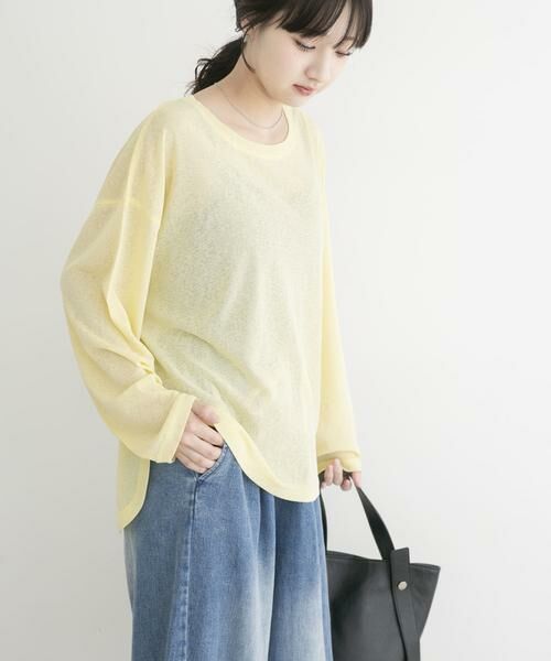 URBAN RESEARCH ITEMS / アーバンリサーチ アイテムズ Tシャツ | シアーロングTシャツ | 詳細1