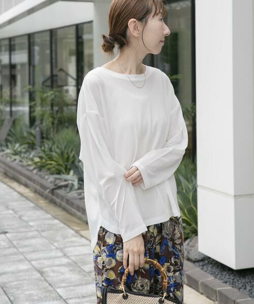 URBAN RESEARCH ITEMS / アーバンリサーチ アイテムズ Tシャツ | シアーロングTシャツ | 詳細22