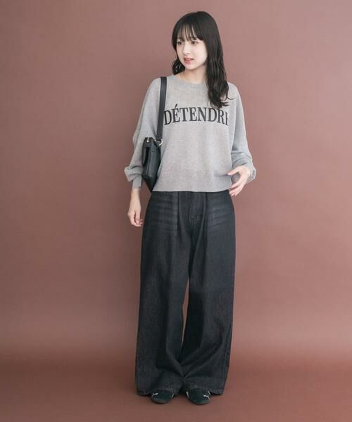 URBAN RESEARCH ITEMS / アーバンリサーチ アイテムズ ニット・セーター | シアーロゴニット | 詳細25