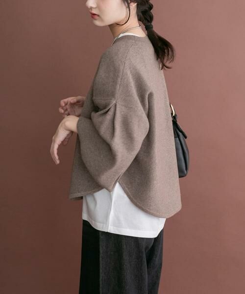 URBAN RESEARCH ITEMS / アーバンリサーチ アイテムズ ニット・セーター | ワッフルクロップドニット | 詳細1