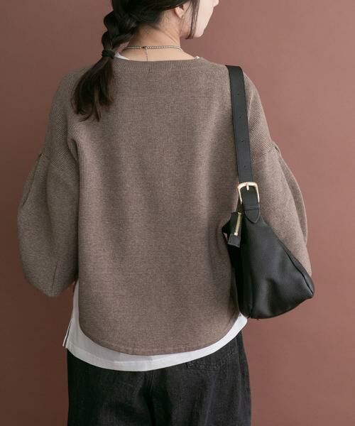 URBAN RESEARCH ITEMS / アーバンリサーチ アイテムズ ニット・セーター | ワッフルクロップドニット | 詳細2