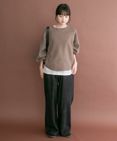 URBAN RESEARCH ITEMS / アーバンリサーチ アイテムズ ニット・セーター | ワッフルクロップドニット | 詳細6