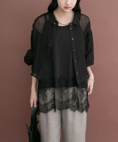 URBAN RESEARCH ITEMS / アーバンリサーチ アイテムズ シャツ・ブラウス | シアークロップドボリュームスリーブシャツ