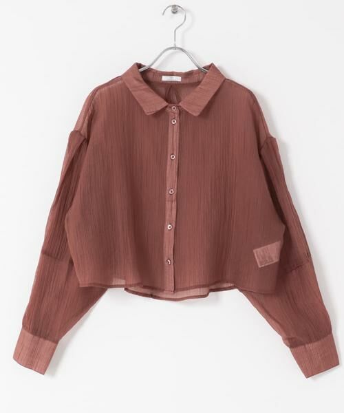 URBAN RESEARCH ITEMS / アーバンリサーチ アイテムズ シャツ・ブラウス | シアークロップドボリュームスリーブシャツ | 詳細6