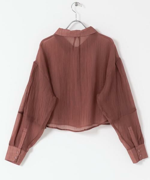 URBAN RESEARCH ITEMS / アーバンリサーチ アイテムズ シャツ・ブラウス | シアークロップドボリュームスリーブシャツ | 詳細8