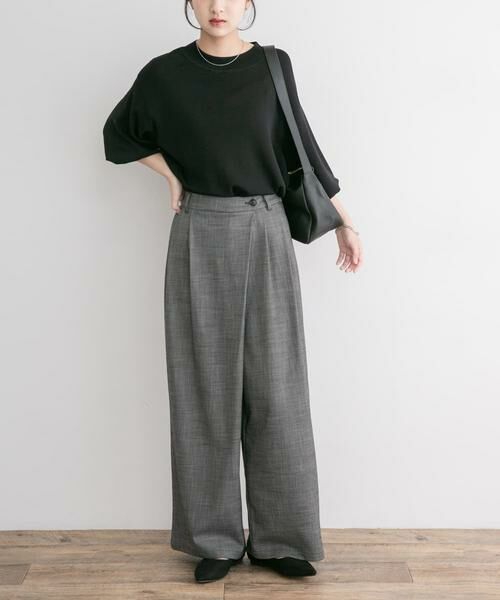 URBAN RESEARCH ITEMS / アーバンリサーチ アイテムズ その他パンツ | ラップワイドパンツ | 詳細13