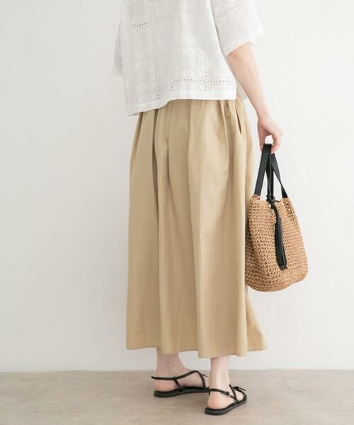 URBAN RESEARCH ITEMS / アーバンリサーチ アイテムズ ロング・マキシ丈スカート | ツヤタックボリュームスカート | 詳細13