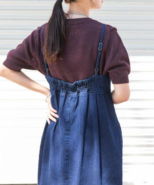 URBAN RESEARCH ITEMS / アーバンリサーチ アイテムズ ワンピース | デニムキャミワンピース | 詳細6
