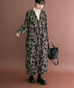 URBAN RESEARCH ITEMS / アーバンリサーチ アイテムズ ワンピース | アートフラワープリントワンピース