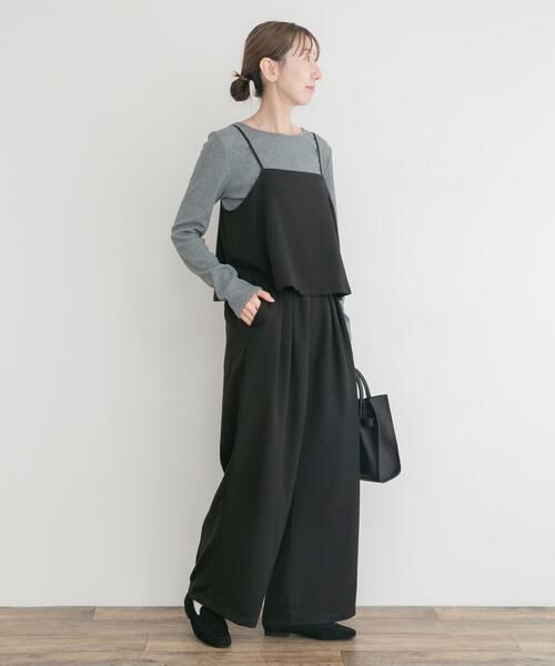 URBAN RESEARCH ITEMS / アーバンリサーチ アイテムズ セットアップ | インナー付きヘリンボンセットアップ(ブラック)