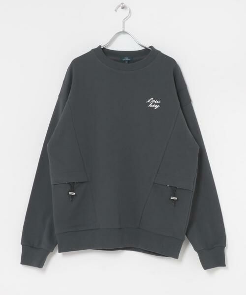 URBAN RESEARCH ITEMS / アーバンリサーチ アイテムズ スウェット | サイドストレージ裏毛スウェットトップス | 詳細27