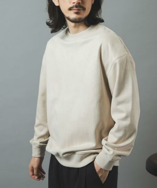 URBAN RESEARCH ITEMS / アーバンリサーチ アイテムズ スウェット | 裏フリースF.S. クルーネックプルオーバー（ライトベージュ）