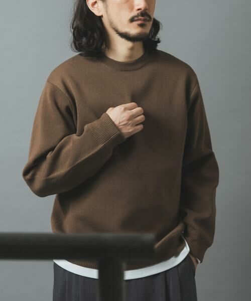 URBAN RESEARCH ITEMS / アーバンリサーチ アイテムズ ニット・セーター | 『洗濯可/UVカット抗菌/防臭』高機能ニットクルーネックアンサンブル | 詳細4