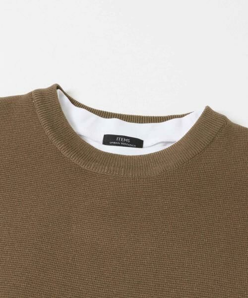 URBAN RESEARCH ITEMS / アーバンリサーチ アイテムズ ニット・セーター | 『洗濯可/UVカット抗菌/防臭』高機能ニットクルーネックアンサンブル | 詳細7