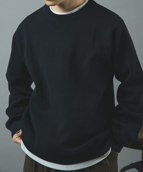 URBAN RESEARCH ITEMS / アーバンリサーチ アイテムズ ニット・セーター | 『洗濯可/UVカット抗菌/防臭』高機能ニットクルーネックアンサンブル | 詳細9