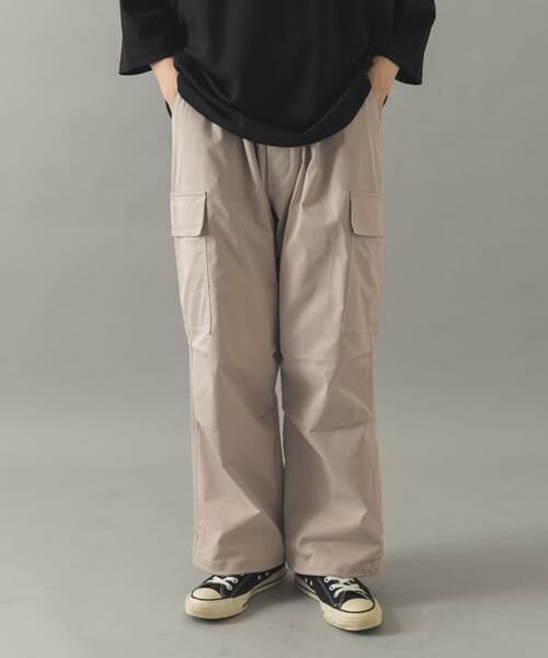 URBAN RESEARCH ITEMS / アーバンリサーチ アイテムズ その他パンツ | 『速乾/イージーケア』高機能ウエストイージー ツイルカーゴパンツ | 詳細17