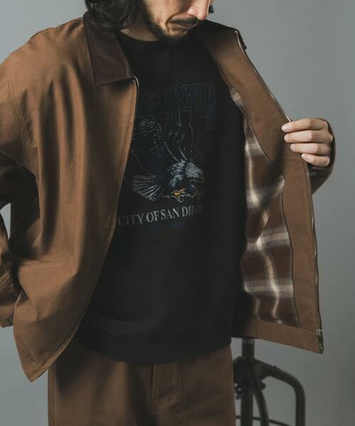 URBAN RESEARCH ITEMS / アーバンリサーチ アイテムズ ブルゾン | Check Lined Duck Barn JACKET | 詳細1