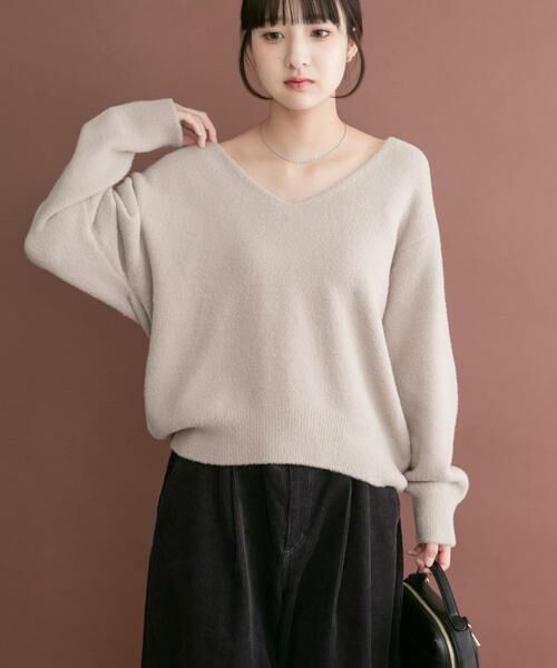 URBAN RESEARCH ITEMS / アーバンリサーチ アイテムズ ニット・セーター | シャギーVネックニット | 詳細20