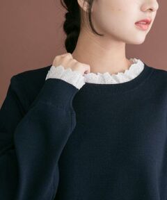 URBAN RESEARCH ITEMS / アーバンリサーチ アイテムズ ニット・セーター | ミラノリブフリルドッキングニット