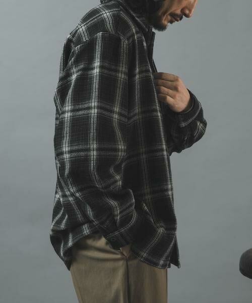 URBAN RESEARCH ITEMS / アーバンリサーチ アイテムズ シャツ・ブラウス | ツイードチェックリングドットボタンシャツ | 詳細21