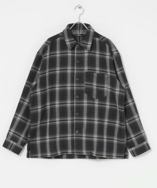 URBAN RESEARCH ITEMS / アーバンリサーチ アイテムズ シャツ・ブラウス | ツイードチェックリングドットボタンシャツ | 詳細24