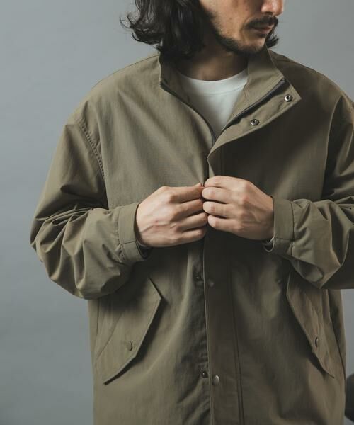 URBAN RESEARCH ITEMS / アーバンリサーチ アイテムズ ブルゾン | 『防風/撥水』ナイロンスタンドネックミリタリーブルゾン | 詳細1
