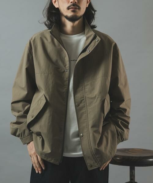 URBAN RESEARCH ITEMS / アーバンリサーチ アイテムズ ブルゾン | 『防風/撥水』ナイロンスタンドネックミリタリーブルゾン | 詳細6