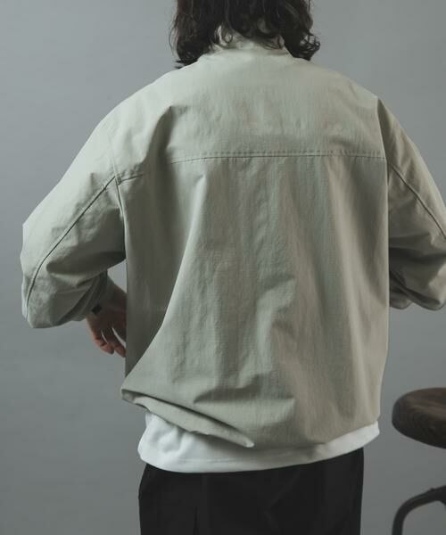 URBAN RESEARCH ITEMS / アーバンリサーチ アイテムズ ブルゾン | 『防風/撥水』ナイロンスタンドネックミリタリーブルゾン | 詳細29