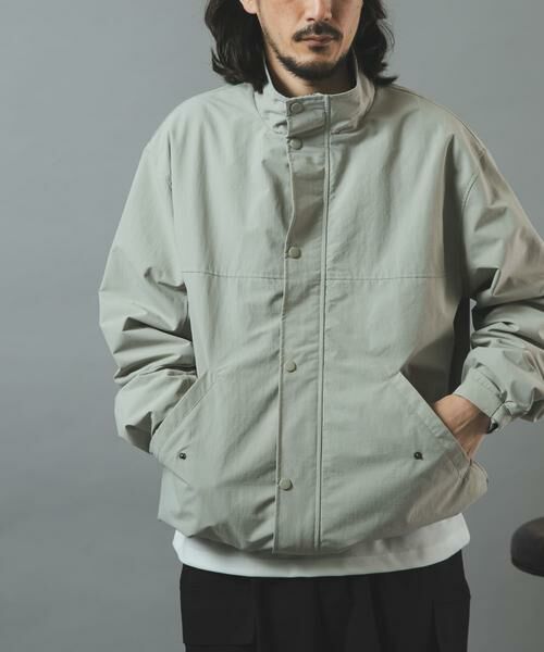 URBAN RESEARCH ITEMS / アーバンリサーチ アイテムズ ブルゾン | 『防風/撥水』ナイロンスタンドネックミリタリーブルゾン | 詳細30