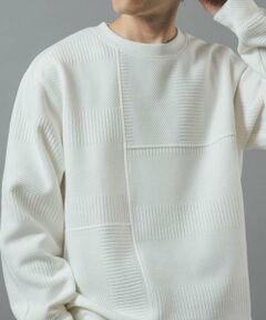 URBAN RESEARCH ITEMS / アーバンリサーチ アイテムズ Tシャツ | キリカエ ジャカード クルーネックtops