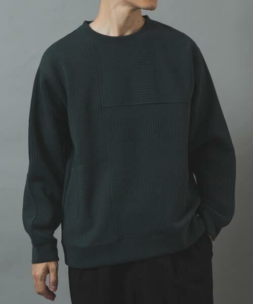 URBAN RESEARCH ITEMS / アーバンリサーチ アイテムズ Tシャツ | キリカエ ジャカード クルーネックtops | 詳細4