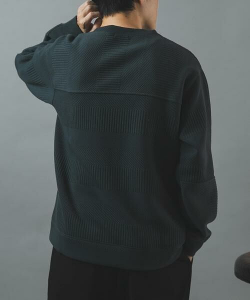 URBAN RESEARCH ITEMS / アーバンリサーチ アイテムズ Tシャツ | キリカエ ジャカード クルーネックtops | 詳細6