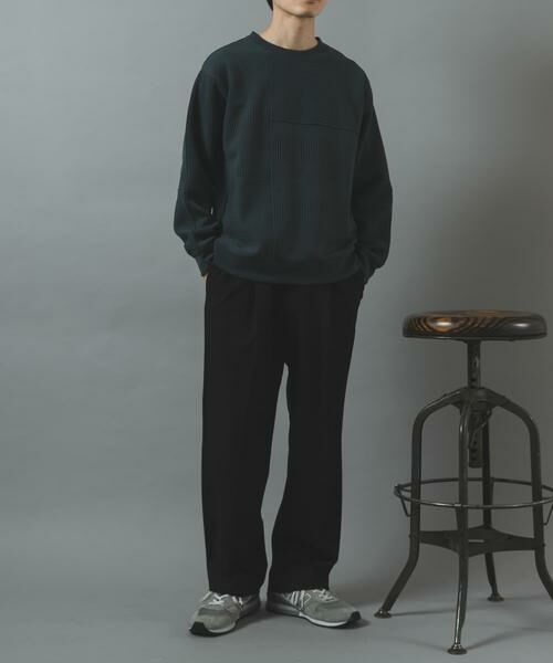 URBAN RESEARCH ITEMS / アーバンリサーチ アイテムズ Tシャツ | キリカエ ジャカード クルーネックtops | 詳細7