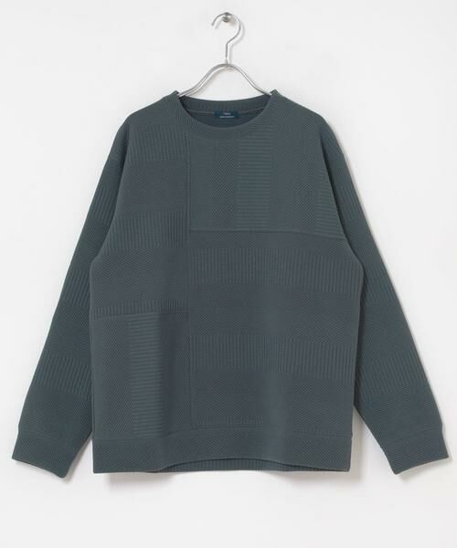 URBAN RESEARCH ITEMS / アーバンリサーチ アイテムズ Tシャツ | キリカエ ジャカード クルーネックtops | 詳細8