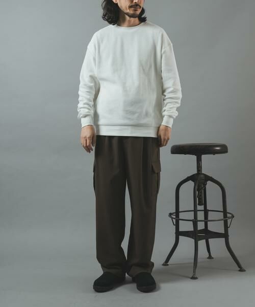 URBAN RESEARCH ITEMS / アーバンリサーチ アイテムズ Tシャツ | キリカエ ジャカード クルーネックtops | 詳細19