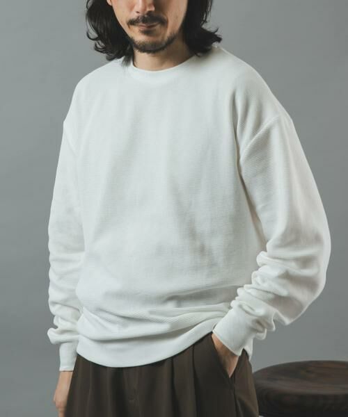 URBAN RESEARCH ITEMS / アーバンリサーチ アイテムズ Tシャツ | キリカエ ジャカード クルーネックtops | 詳細17
