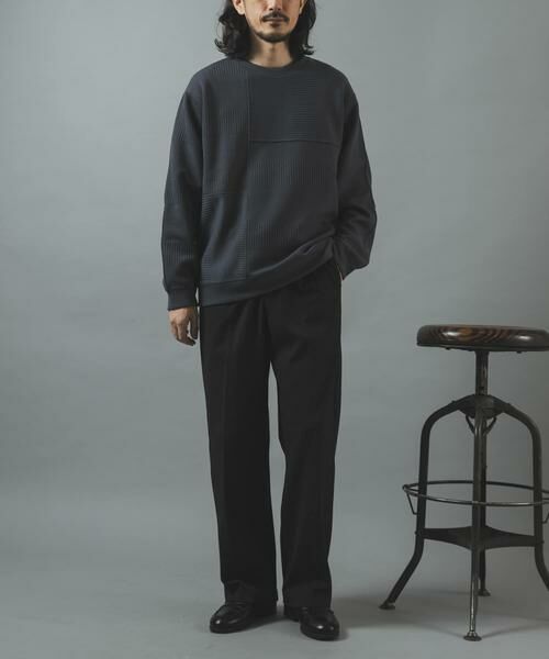 URBAN RESEARCH ITEMS / アーバンリサーチ アイテムズ Tシャツ | キリカエ ジャカード クルーネックtops | 詳細30