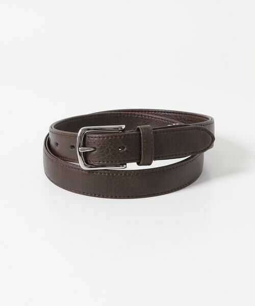 URBAN RESEARCH ITEMS / アーバンリサーチ アイテムズ ベルト・サスペンダー | Belt 370（ダークブラウン）