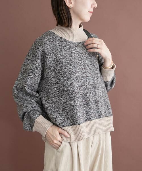 URBAN RESEARCH ITEMS / アーバンリサーチ アイテムズ ニット・セーター | モールミックスハイネックトニット（ベージュ）