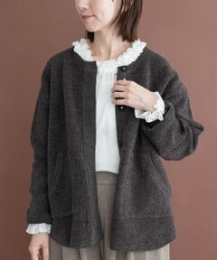 URBAN RESEARCH ITEMS / アーバンリサーチ アイテムズ カーディガン・ボレロ | ダブルフェイスモールニットカーデ