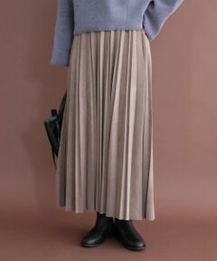 URBAN RESEARCH ITEMS / アーバンリサーチ アイテムズ ロング・マキシ丈スカート | フェイクスエードプリーツスカート