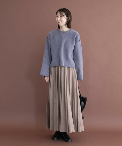 URBAN RESEARCH ITEMS / アーバンリサーチ アイテムズ ロング・マキシ丈スカート | フェイクスエードプリーツスカート | 詳細6