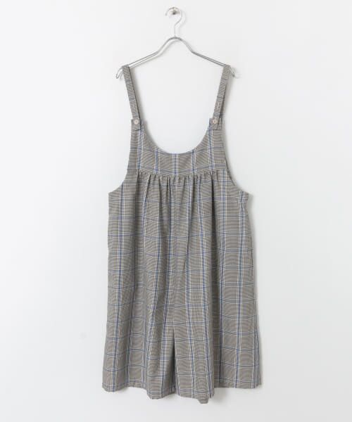＊＊URBAN RESEARCH ITEMS / アーバンリサーチ アイテムズ サロペット・オールインワン | TRチェックサロペット（BLU）