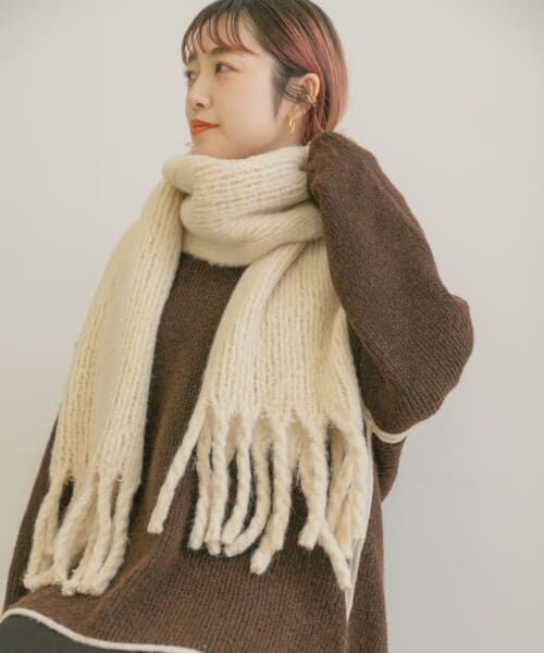 ＊＊URBAN RESEARCH ITEMS / アーバンリサーチ アイテムズ マフラー・ショール・スヌード・ストール | リサイクルラッセルストール（OFF）